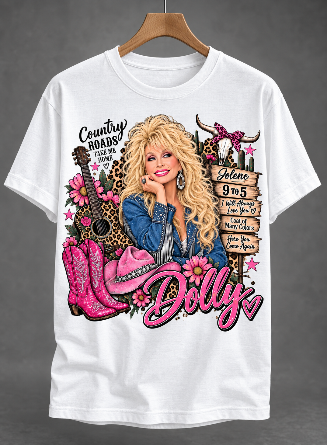 Dolly Parton Tribute Tee – A Timeless Country Music Legend Memorial Shirt